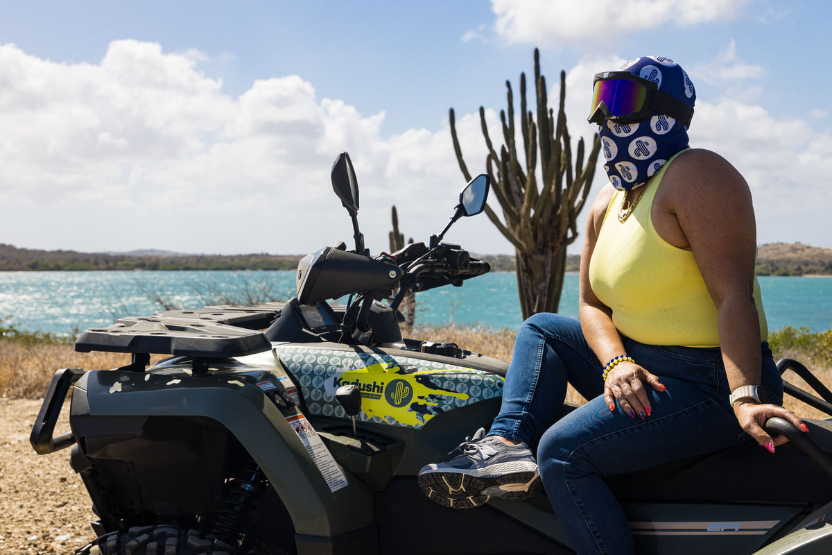 Off-road stop during tour
